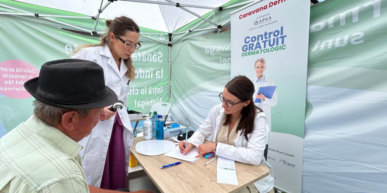 Peste 500 de români din 3 județe au beneficiat de consultații dermatologice gratuite